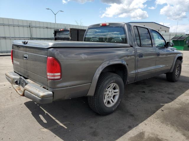 1D7HG38X63S312923 - 2003 DODGE DAKOTA QUAD SPORT GRAY photo 3