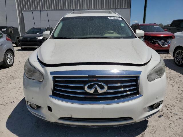 5N1CL0MN7EC512902 - 2014 INFINITI QX60 HYBRID WHITE photo 5