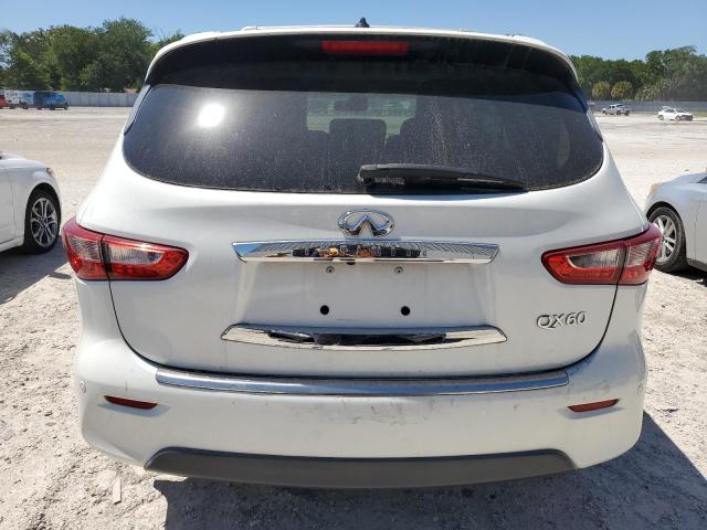 5N1CL0MN7EC512902 - 2014 INFINITI QX60 HYBRID WHITE photo 6