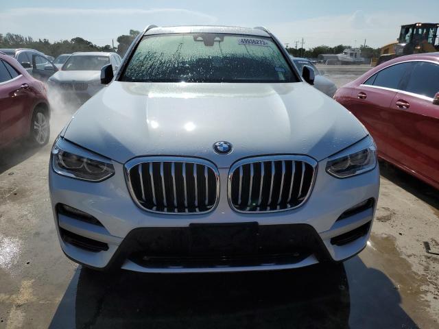 5UXTY3C06M9E65520 - 2021 BMW X3 SDRIVE30I WHITE photo 5