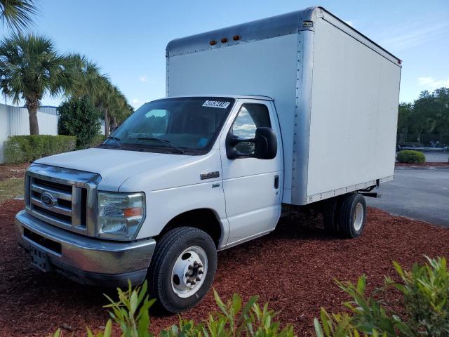 1FDWE35L99DA80786 - 2009 FORD ECONOLINE E350 SUPER DUTY CUTAWAY VAN WHITE photo 1