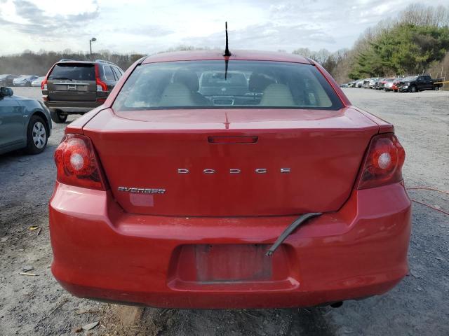 1C3CDZAB8DN562439 - 2013 DODGE AVENGER SE RED photo 6