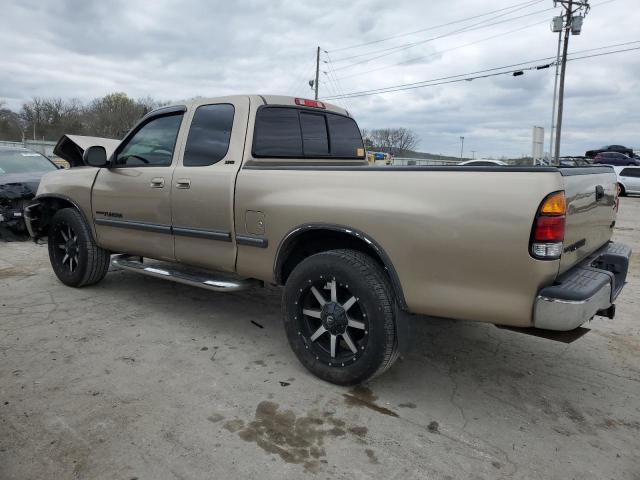 5TBRT34151S148767 - 2001 TOYOTA TUNDRA ACCESS CAB ოქროსფერი ფოტო 2