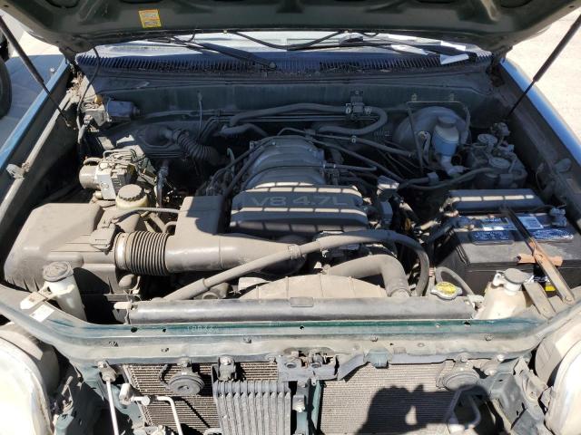 5TBRT341XYS014802 - 2000 TOYOTA TUNDRA ACCESS CAB მწვანე ფოტო 11