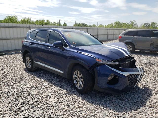 5NMS23AD2LH257221 - 2020 HYUNDAI SANTA FE SE BLUE photo 4