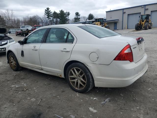 3FAHP0JA8CR250571 - 2012 FORD FUSION SEL WHITE photo 2