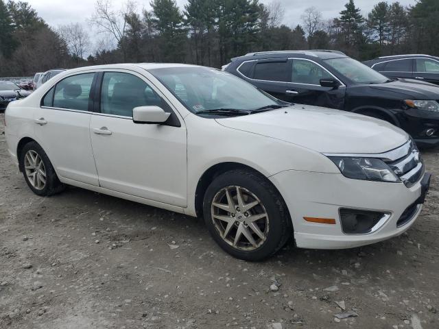 3FAHP0JA8CR250571 - 2012 FORD FUSION SEL WHITE photo 4