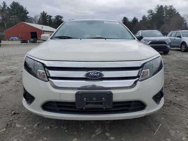 3FAHP0JA8CR250571 - 2012 FORD FUSION SEL WHITE photo 5