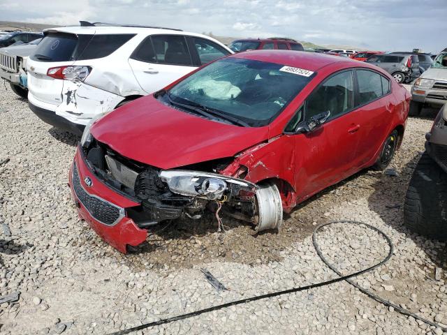 KNAFX4A68G5550914 - 2016 KIA FORTE LX RED photo 1