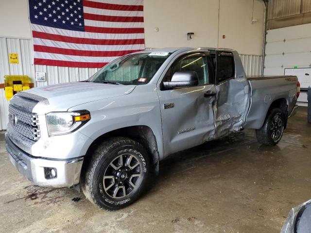 5TFUY5F19KX854082 - 2019 TOYOTA TUNDRA DOUBLE CAB SR/SR5 GRAY photo 1