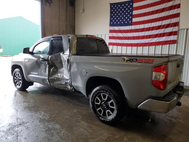 5TFUY5F19KX854082 - 2019 TOYOTA TUNDRA DOUBLE CAB SR/SR5 GRAY photo 2