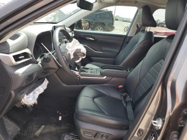5TDGZRBH6MS141993 - 2021 TOYOTA HIGHLANDER XLE Grafit foto 7