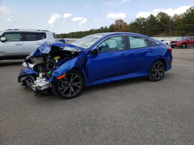 2HGFC2F89KH592735 - 2019 HONDA CIVIC SPORT 蓝色 照片 1