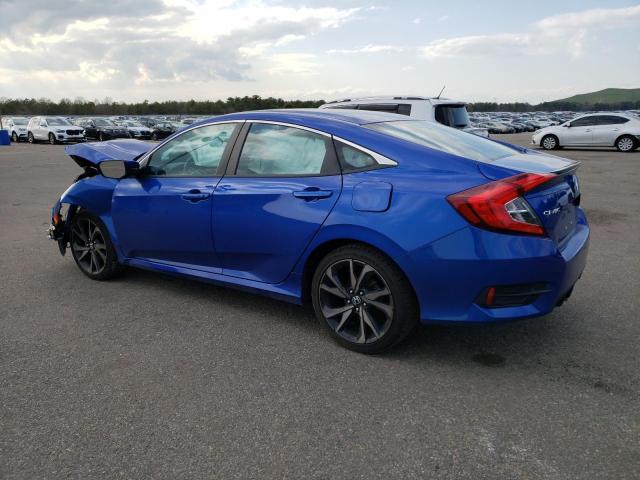 2HGFC2F89KH592735 - 2019 HONDA CIVIC SPORT 蓝色 照片 2