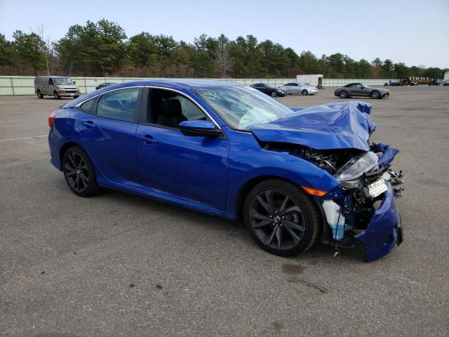 2HGFC2F89KH592735 - 2019 HONDA CIVIC SPORT 蓝色 照片 4