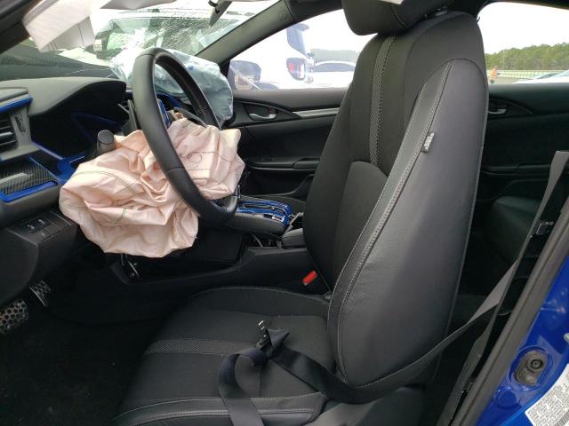 2HGFC2F89KH592735 - 2019 HONDA CIVIC SPORT 蓝色 照片 7