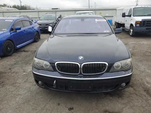 WBAHL83507DT11072 - 2007 BMW 750I I BLUE photo 5
