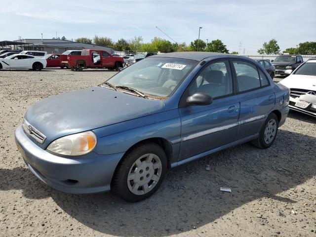 KNADC123126162819 - 2002 KIA RIO BLUE photo 1