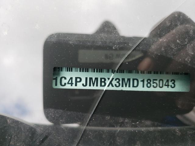 1C4PJMBX3MD185043 - 2021 JEEP CHEROKEE TRAILHAWK WHITE photo 13