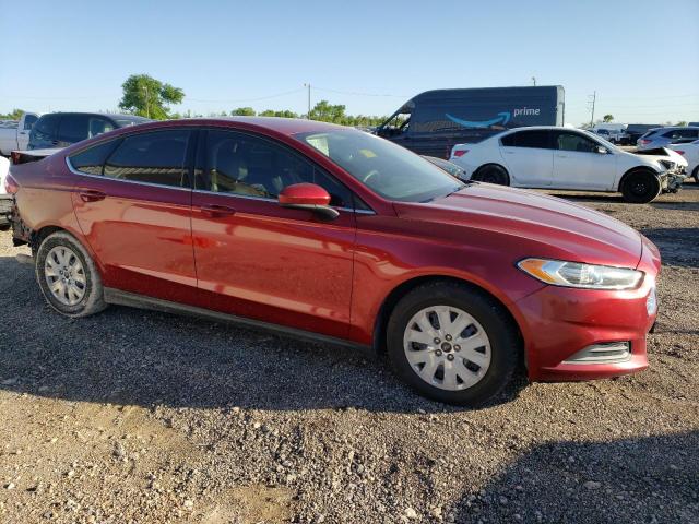 1FA6P0G7XE5380960 - 2014 FORD FUSION S MAROON photo 4