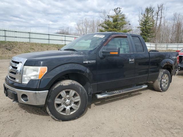 1FTRX14899FA16166 - 2009 FORD F150 SUPER CAB BLACK photo 1