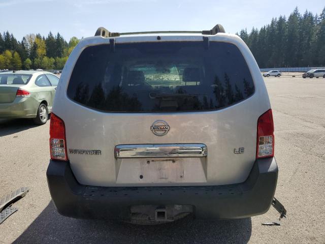 5N1AR18W25C707532 - 2005 NISSAN PATHFINDER LE 银色 照片 6