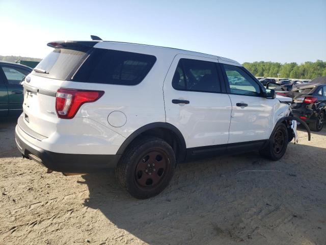 1FM5K8AR0KGA31038 - 2019 FORD EXPLORER POLICE INTERCEPTOR 白色 照片 3
