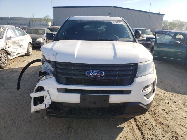 1FM5K8AR0KGA31038 - 2019 FORD EXPLORER POLICE INTERCEPTOR 白色 照片 5