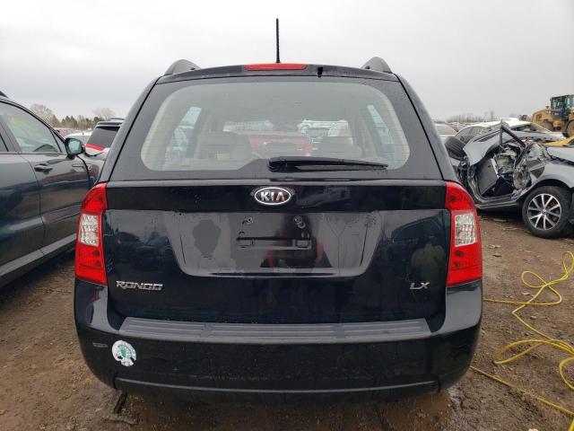 KNAFG528497275264 - 2009 KIA RONDO BASE BLACK photo 6