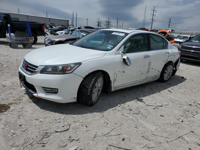 1HGCR2F88DA176324 - 2013 HONDA ACCORD EXL WHITE photo 1