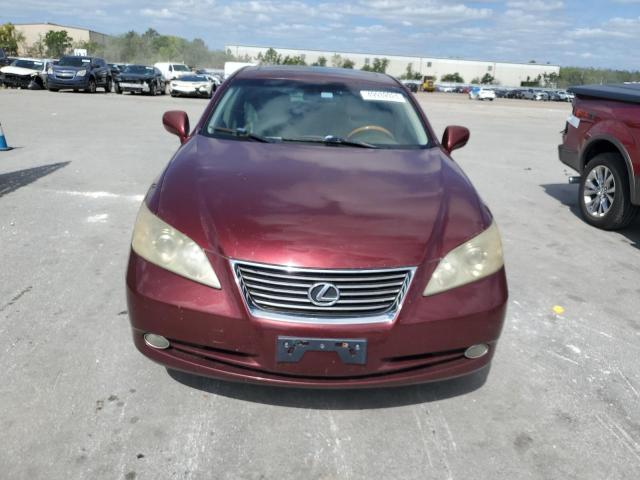 JTHBJ46GX72048880 - 2007 LEXUS ES 350 RED photo 5