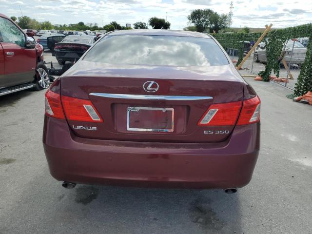 JTHBJ46GX72048880 - 2007 LEXUS ES 350 RED photo 6