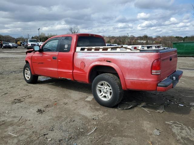 1B7GG22XX1S128137 - 2001 DODGE DAKOTA RED photo 2