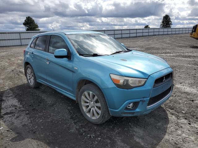 JA4AR4AU1BZ023377 - 2011 MITSUBISHI OUTLANDER SE BLUE photo 4