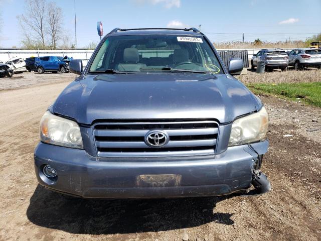 JTEHP21A970192915 - 2007 TOYOTA HIGHLANDER SPORT BLUE photo 5