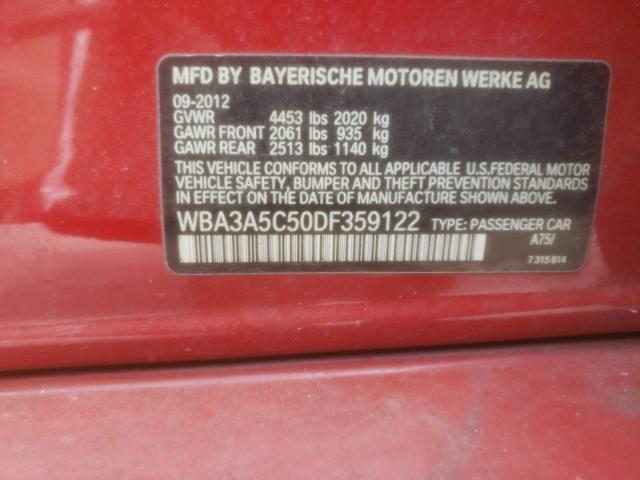 WBA3A5C50DF359122 - 2013 BMW 328 I RED photo 12