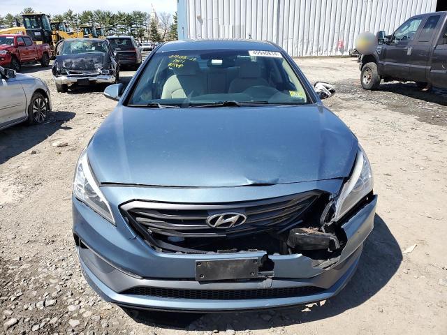 5NPE34AF0FH068155 - 2015 HYUNDAI SONATA SPORT BLUE photo 5