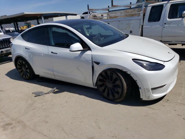 7SAYGDEF1PF758270 - 2023 TESLA MODEL Y WHITE photo 4