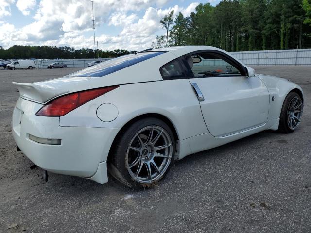 JN1AZ34D25M610347 - 2005 NISSAN 350Z COUPE WHITE photo 3