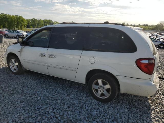 2D4GP44L87R243659 - 2007 DODGE GRAND CARA SXT WHITE photo 2