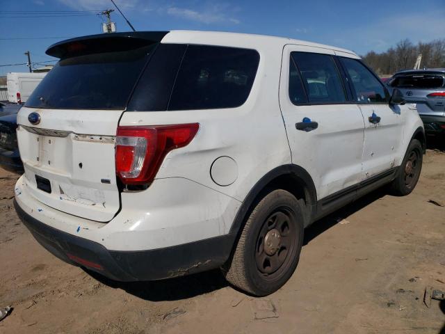 1FM5K8AR5FGB03230 - 2015 FORD EXPLORER POLICE INTERCEPTOR თეთრი ფოტო 3