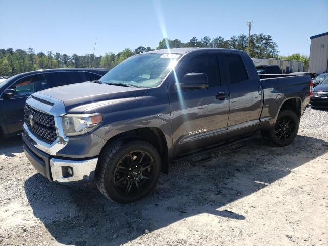 5TFRM5F19KX138137 - 2019 TOYOTA TUNDRA DOUBLE CAB SR/SR5 GRAY photo 1