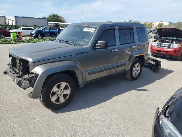 1C4PJLAK5CW159501 - 2012 JEEP LIBERTY SPORT GRAY photo 1