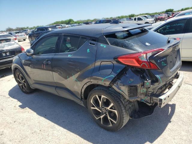 JTNKHMBX0K1025055 - 2019 TOYOTA C-HR XLE GRAY photo 2