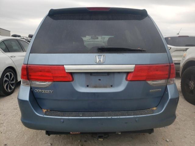 5FNRL38959B008080 - 2009 HONDA ODYSSEY TOURING BLUE photo 6