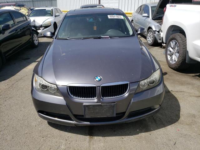WBAVB17546NK33248 - 2006 BMW 3 SERIES I AUTOMATIC GRAY photo 5