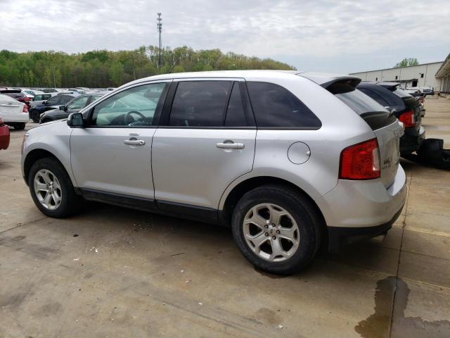 2FMDK3JC2DBB63951 - 2013 FORD EDGE SEL GRAY photo 2