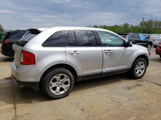 2FMDK3JC2DBB63951 - 2013 FORD EDGE SEL GRAY photo 3