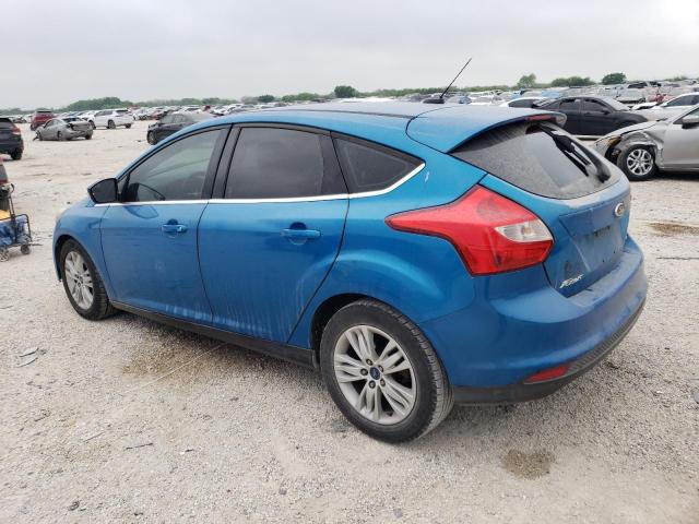 1FAHP3M22CL363047 - 2012 FORD FOCUS SEL BLUE photo 2