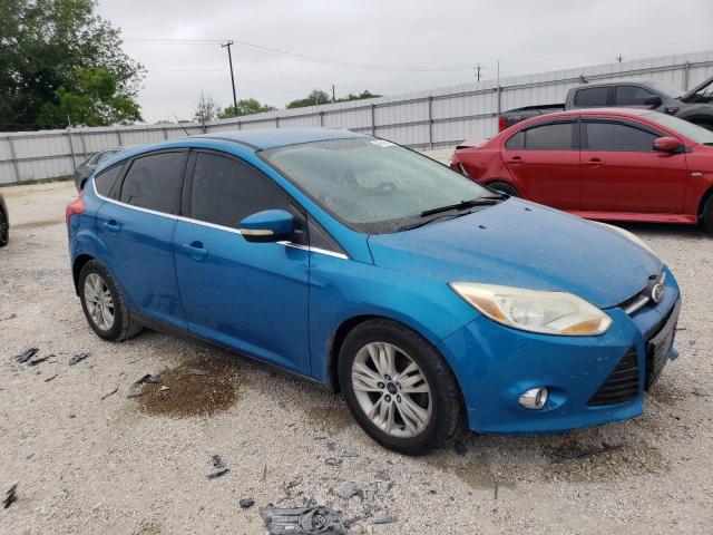 1FAHP3M22CL363047 - 2012 FORD FOCUS SEL BLUE photo 4